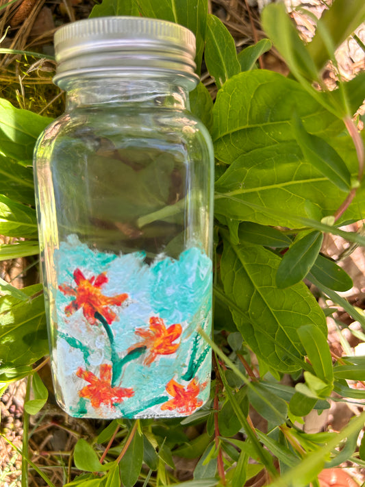 Flower Spice Jar