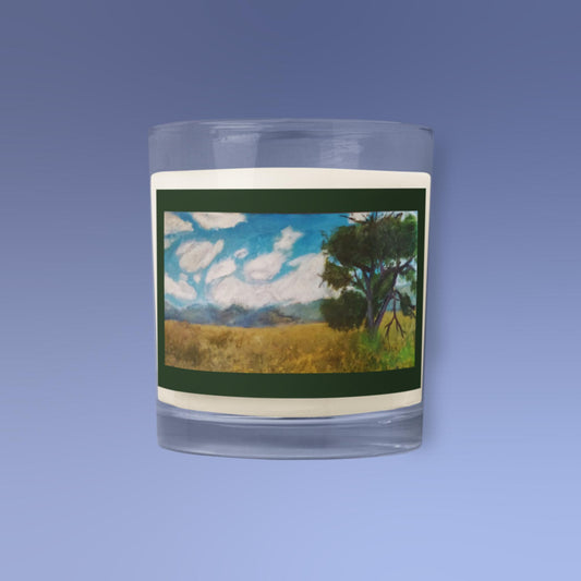 Heart of Texas Glass jar soy wax candle