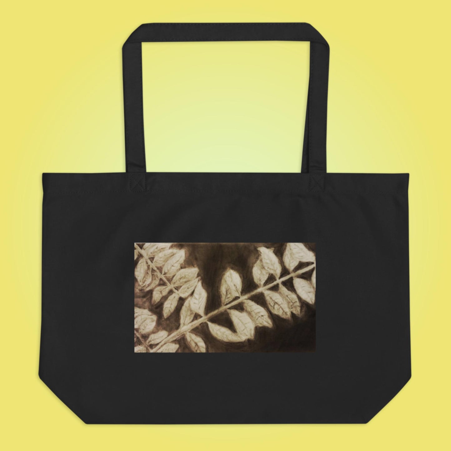 Leaves Large organic tote bag