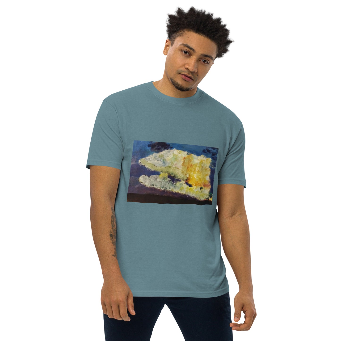 Fluffy Men’s premium heavyweight tee