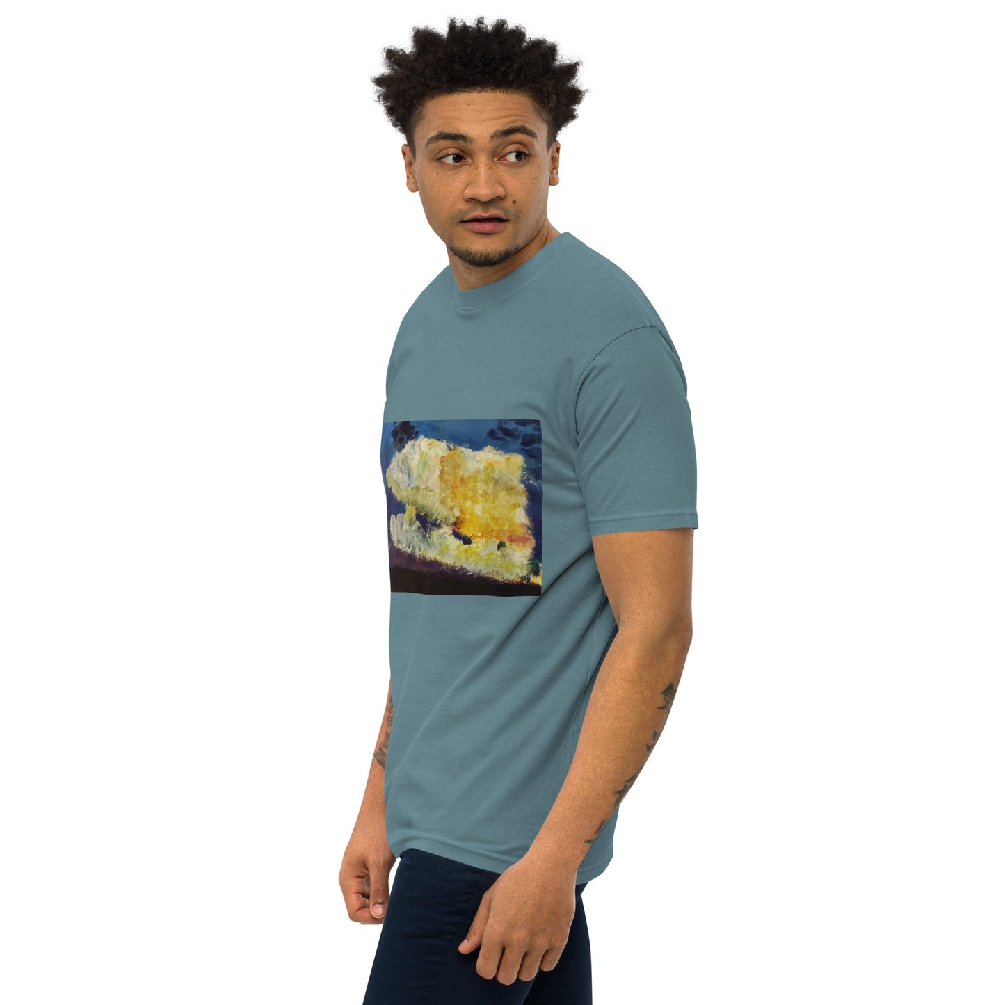 Fluffy Men’s premium heavyweight tee