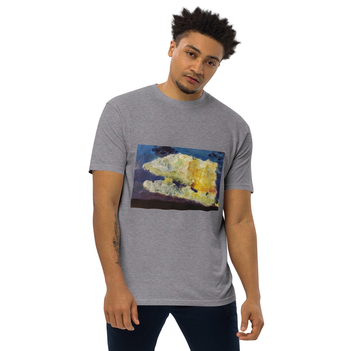 Fluffy Men’s premium heavyweight tee