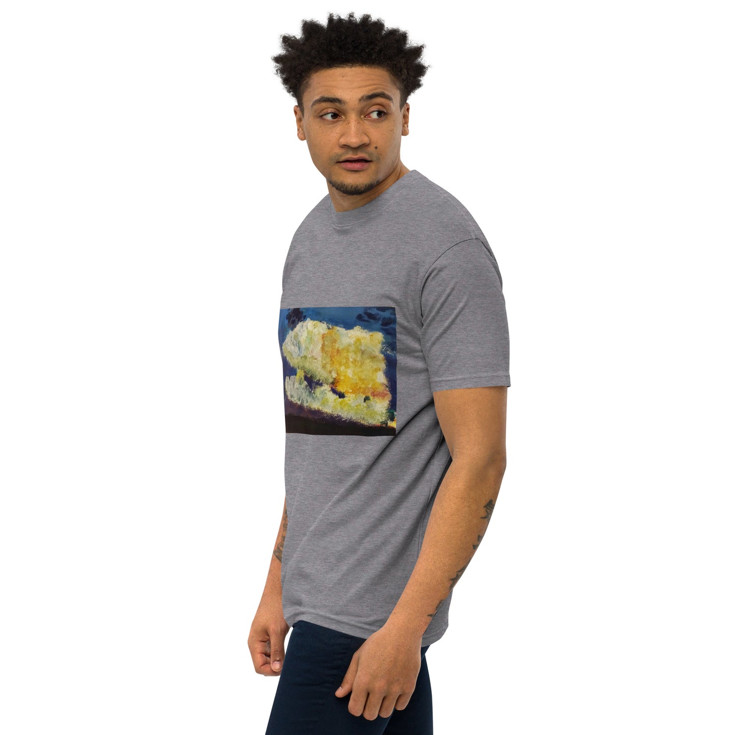 Fluffy Men’s premium heavyweight tee