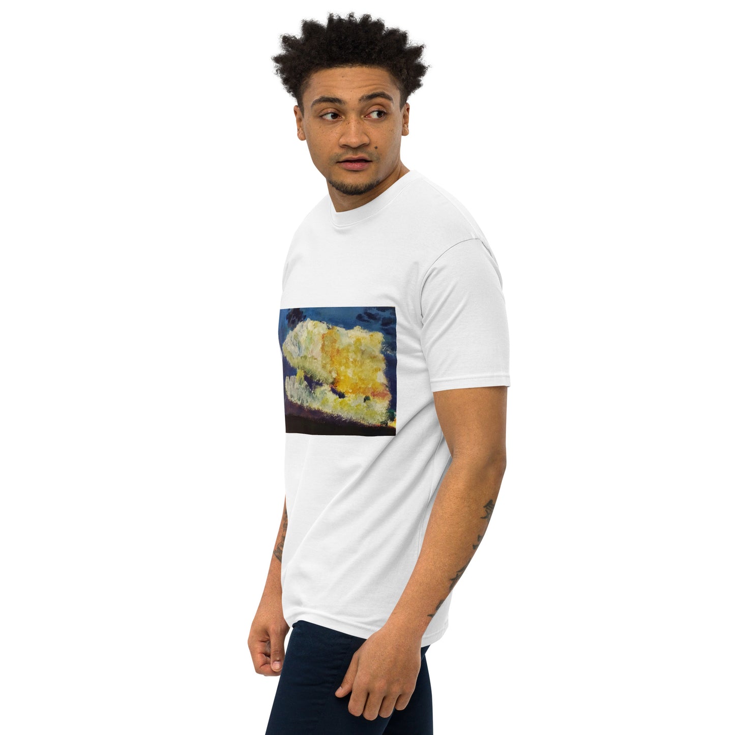 Fluffy Men’s premium heavyweight tee