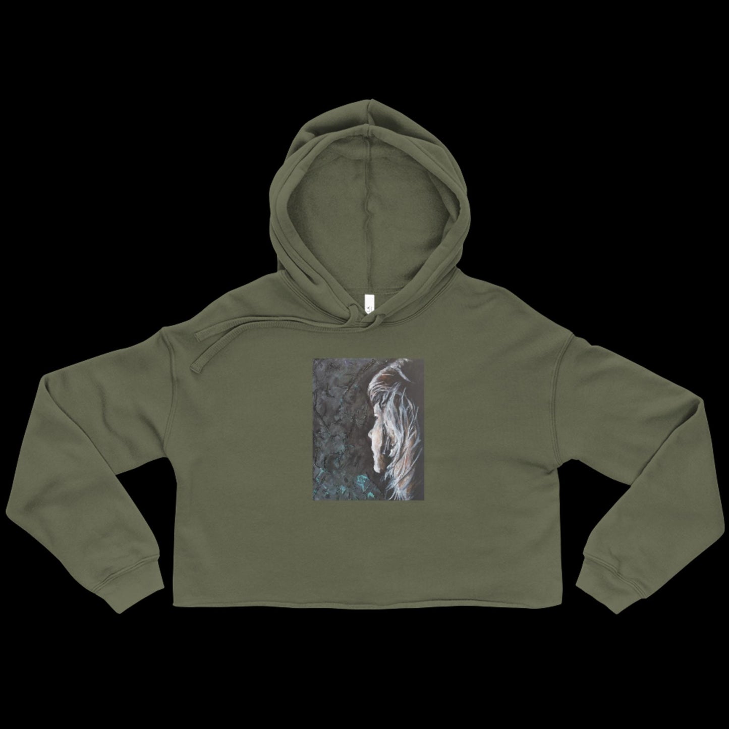 Into the Abyss Crop Hoodie